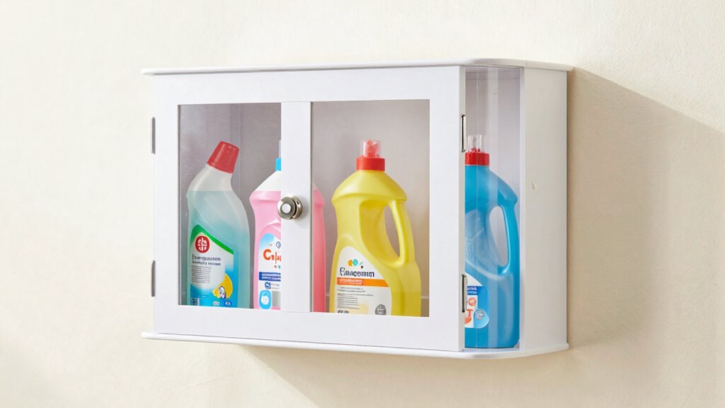 childproof locks and organization