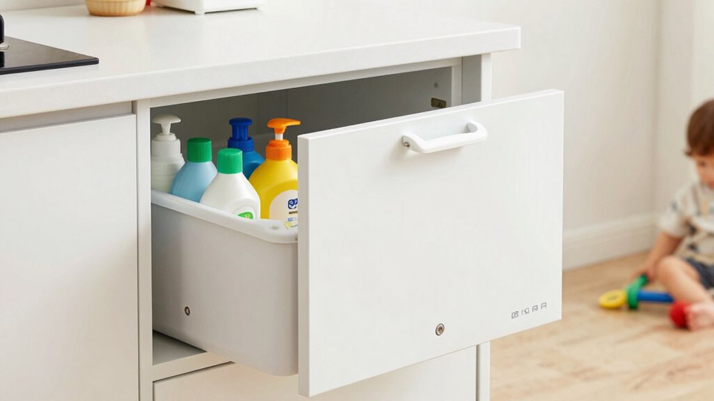 childproof storage prevents accidents