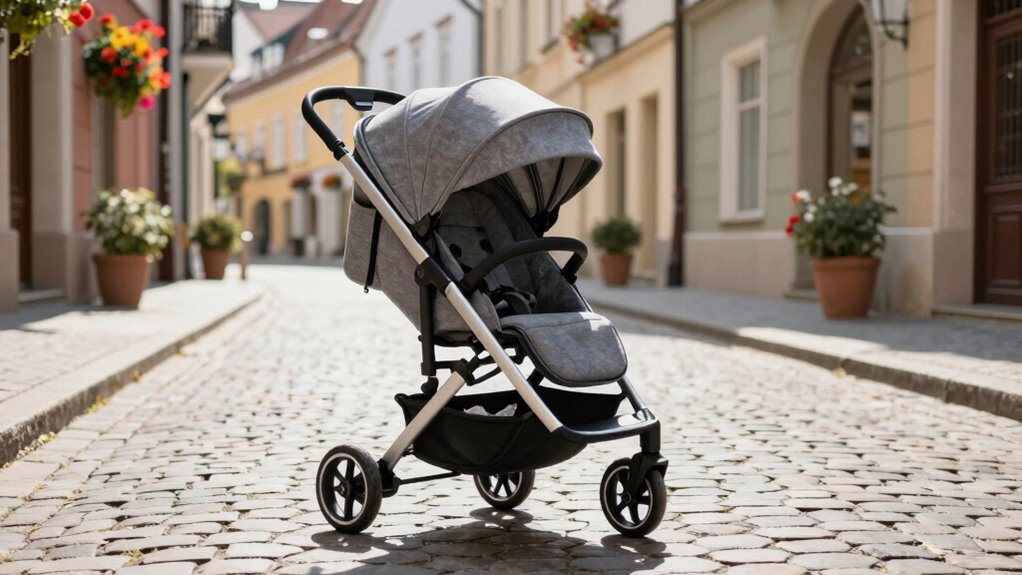 compact stroller for cobblestones