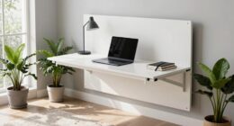 compact wall mounted desks