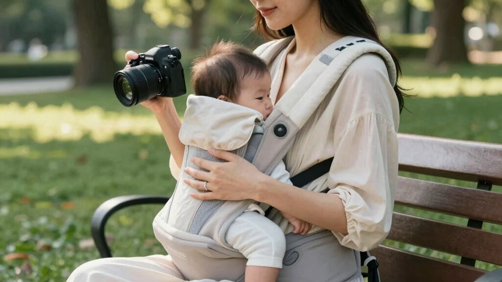 discreet breastfeeding baby carriers