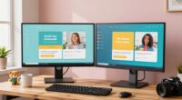dual kids monitor setup