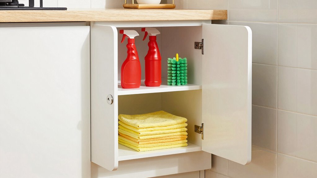 effective childproof cleaning storage