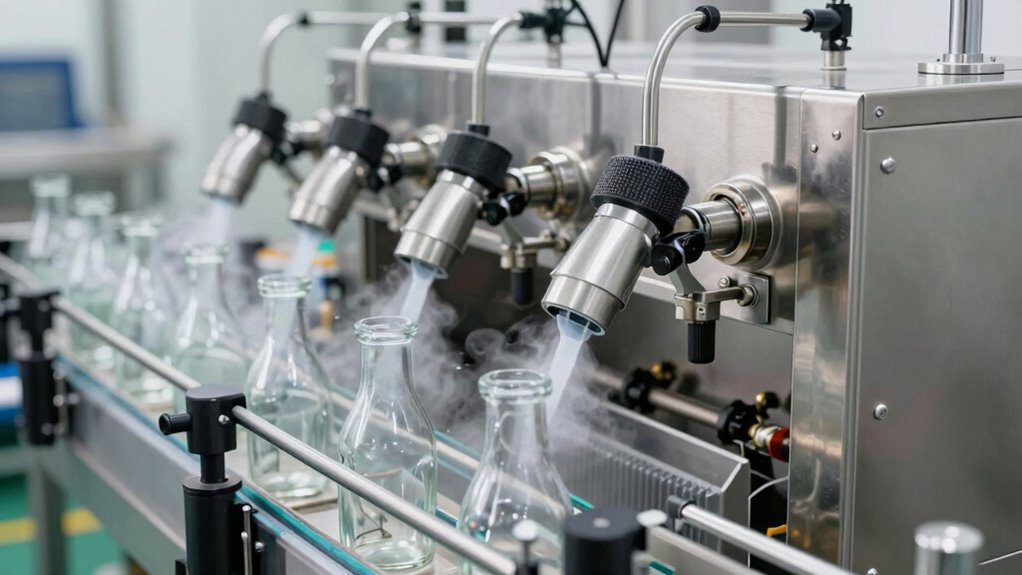 efficient automated bottle cleaning