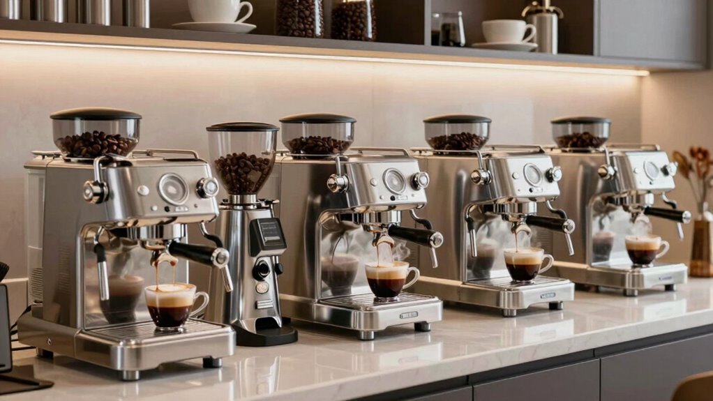 espresso machines with grinders