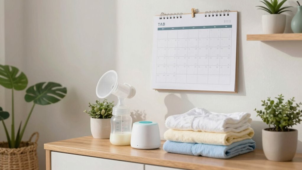 exclusive pumping promotes structured flexible feeding