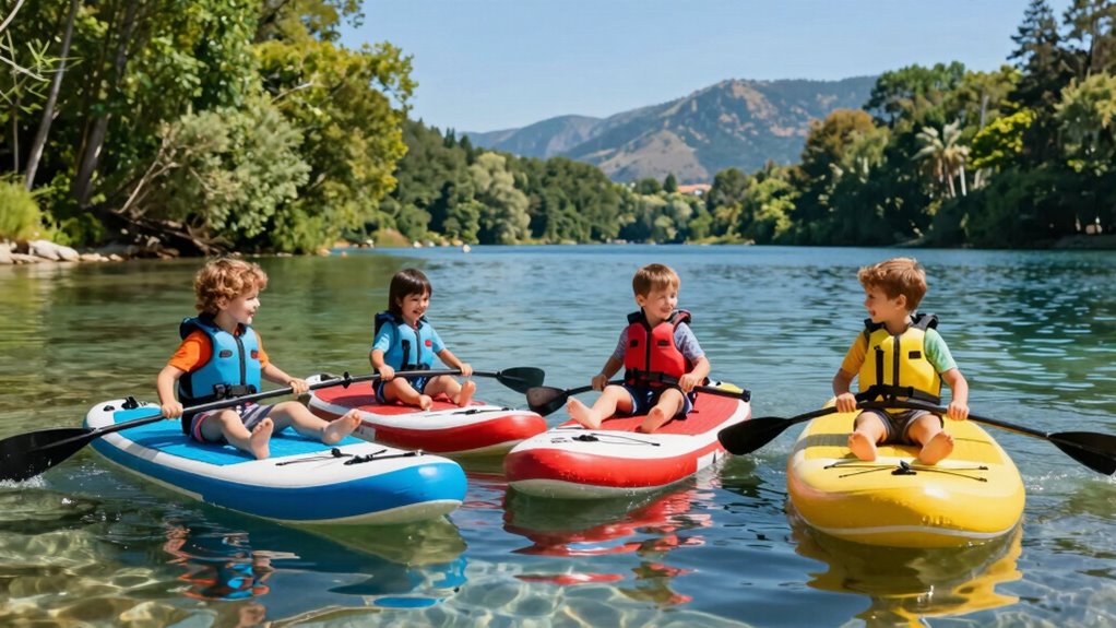 family friendly paddle board selection