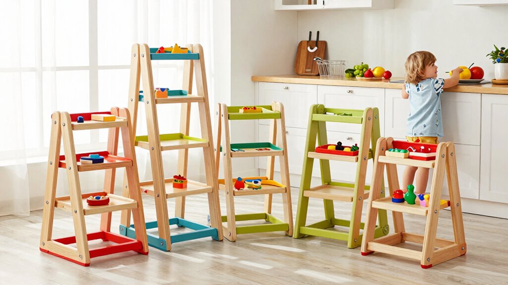 foldable toddler learning towers