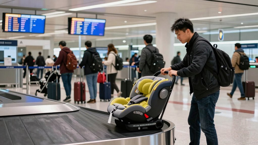 handle car seat delays