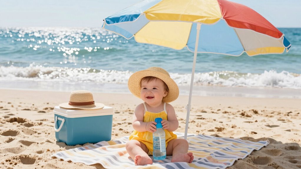 keep baby hydrated outdoors