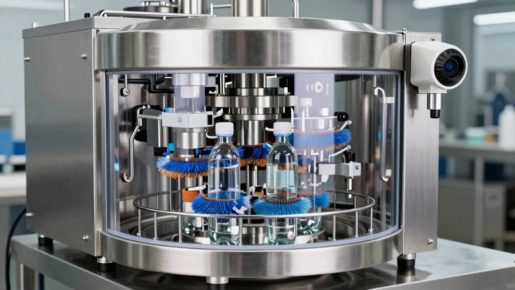 key features for bottle washers