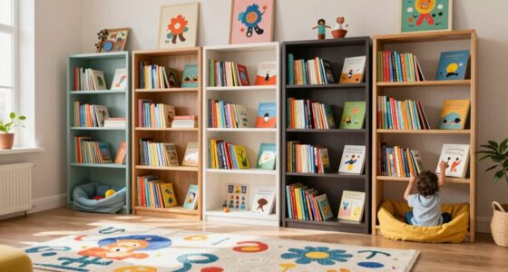 kid friendly bookcases selection