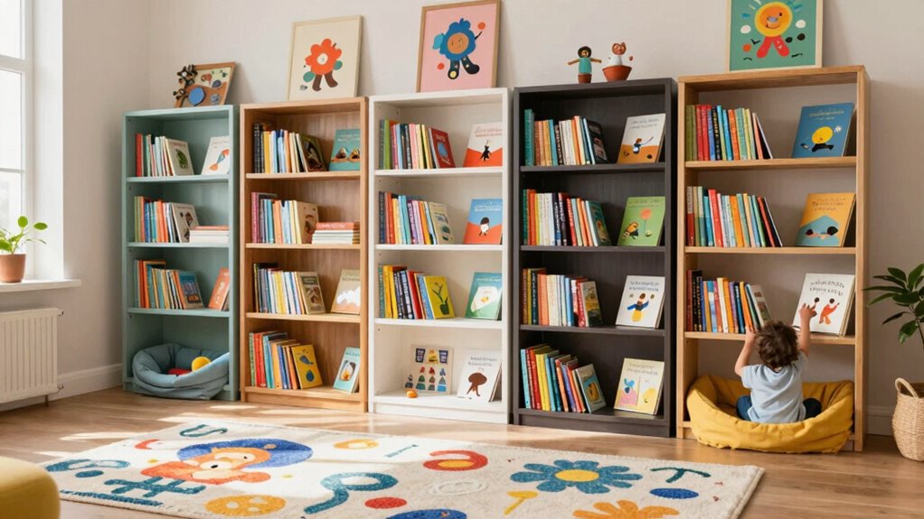kid friendly bookcases selection