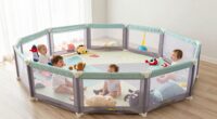 large breathable baby playpens