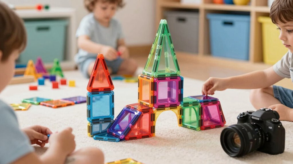 magnetic tiles boost child development