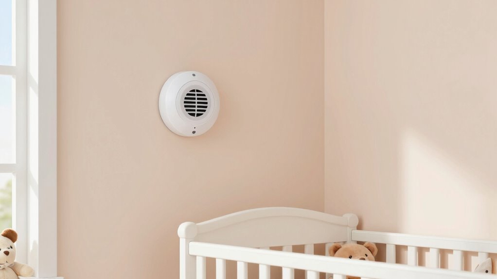 mount co detector at five feet