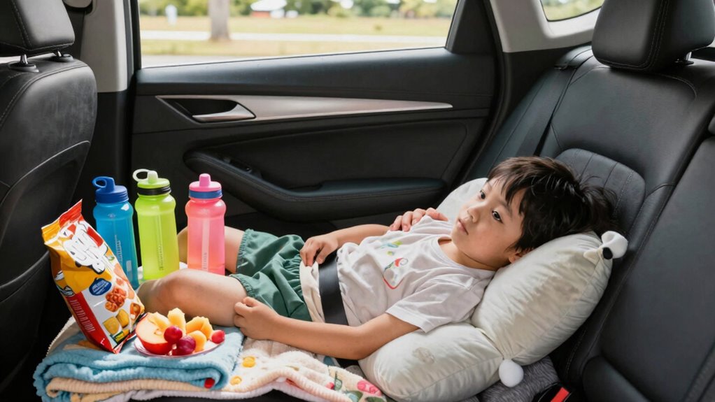 plan snacks rest comfort