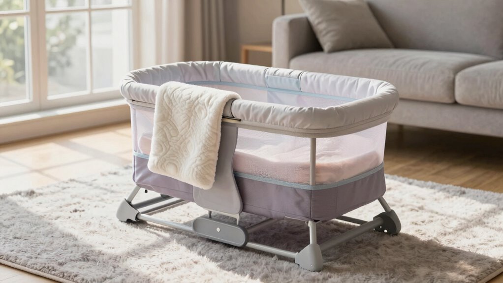 portable bassinet safety features