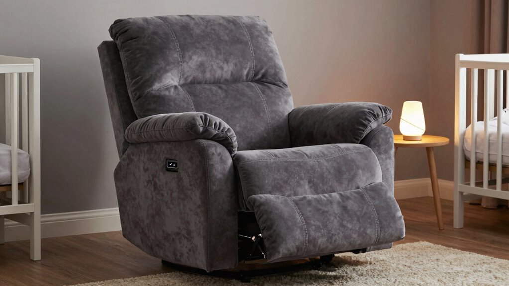 power recliner nursery gliders