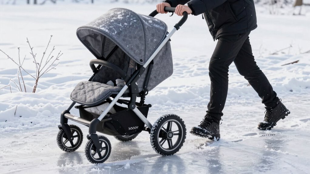 prioritize stroller traction safety