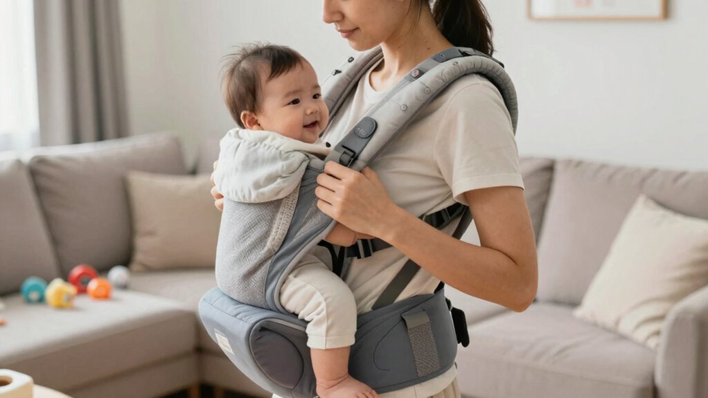 proper babywearing posture techniques