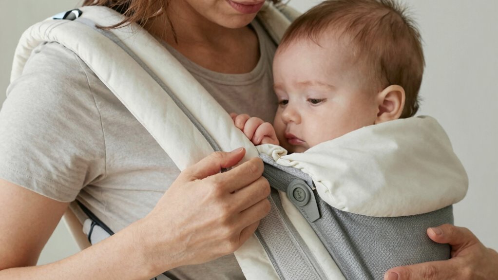 proper ergonomic babywearing fit