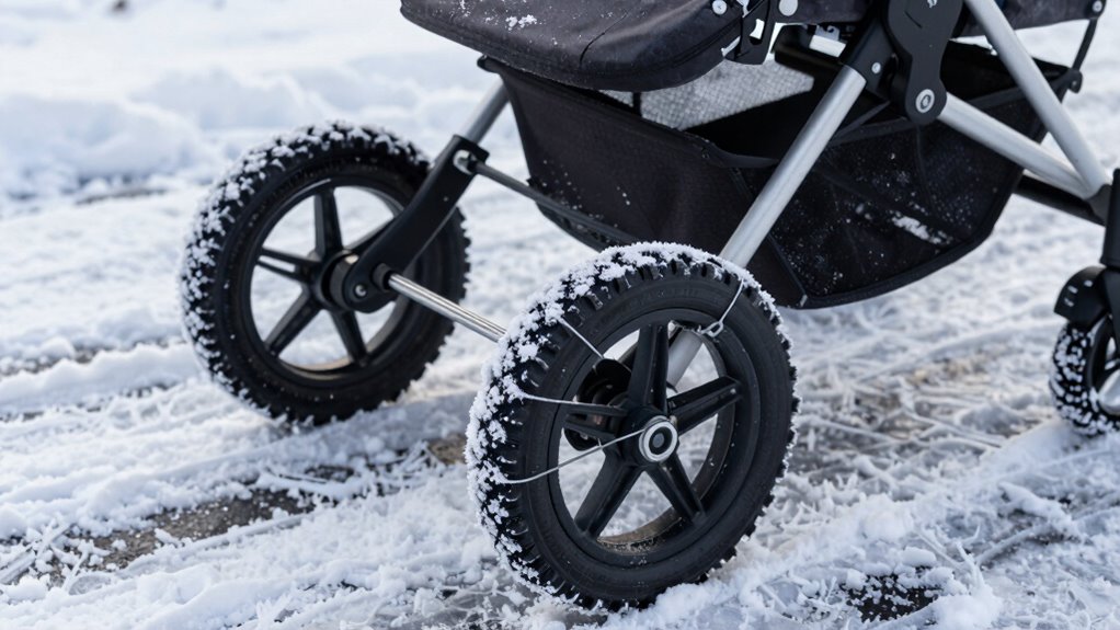 proper snow tire chain installation