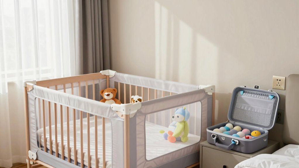 quick hotel room baby proofing