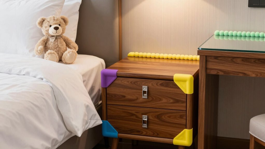quick hotel room baby proofing