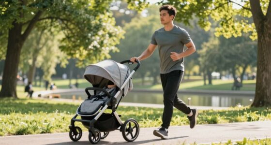 safe jogging with baby