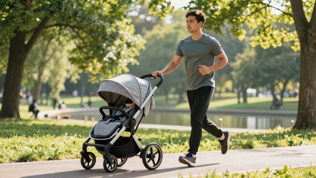 safe jogging with baby