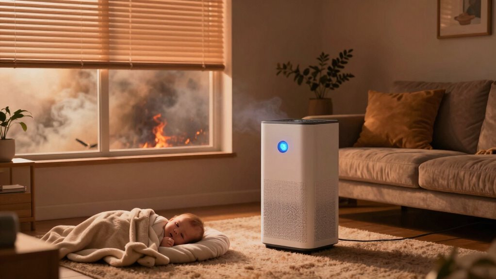 seal windows during smoky periods