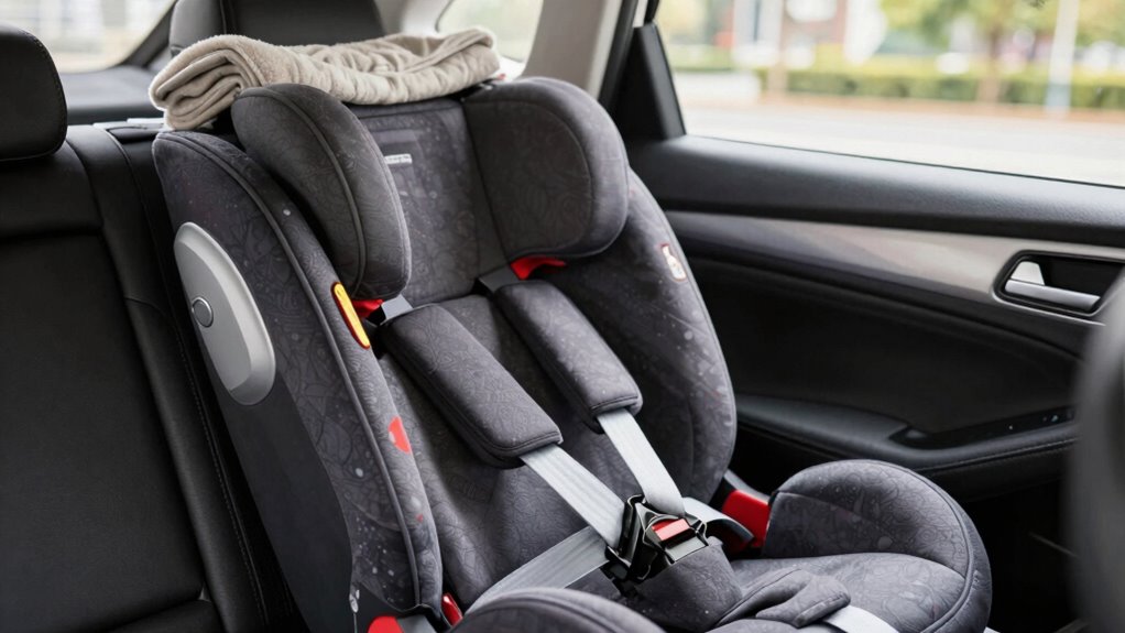 secure child car seat properly