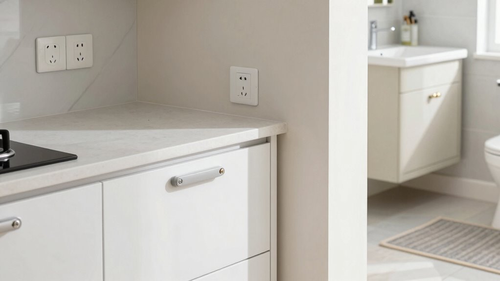 secure hazardous kitchen and bathroom