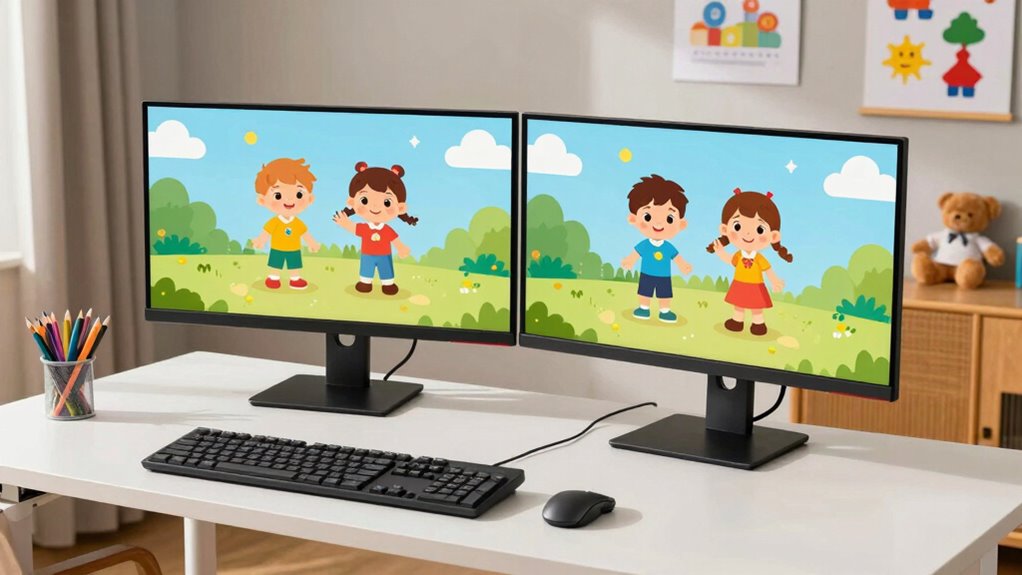 secure stable monitor setup