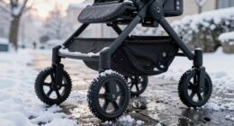 snowy stroller traction solutions