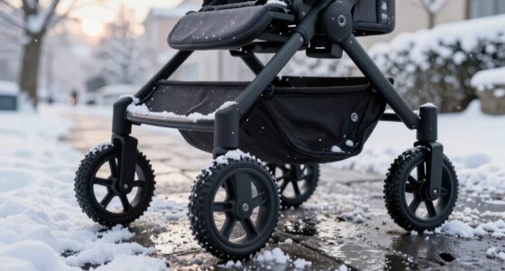 snowy stroller traction solutions