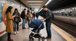 stroller navigation on transit