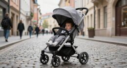 strollers for cobblestone sidewalks