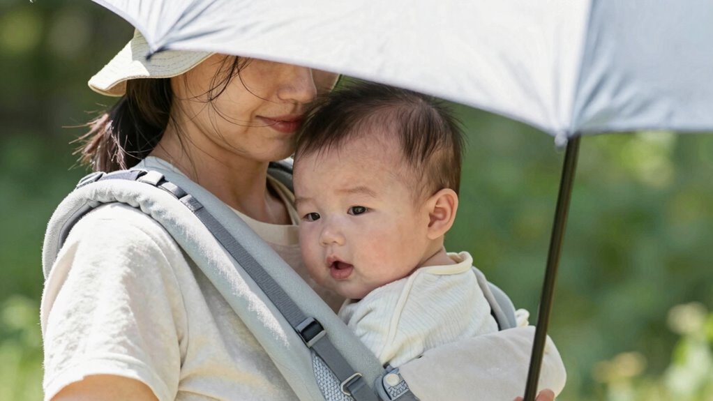 summer babywearing safety tips