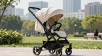 tall parent stroller options