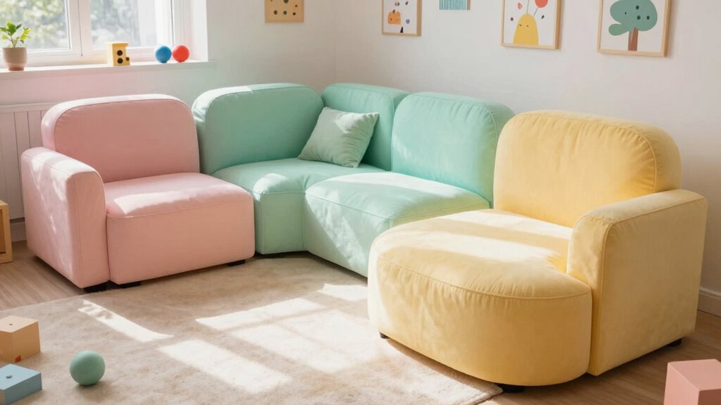 toddler modular foam couches
