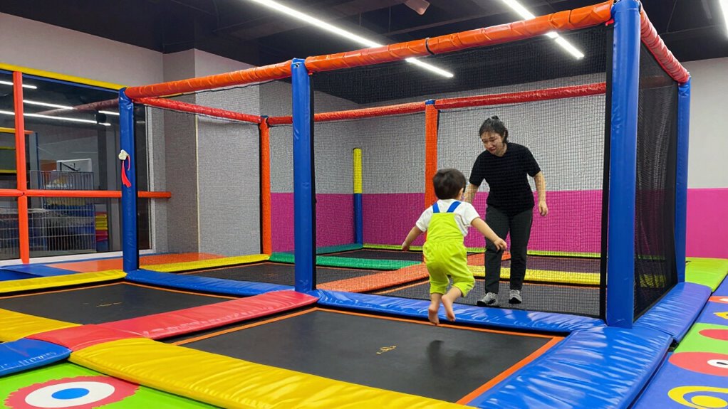 toddler trampoline safety features