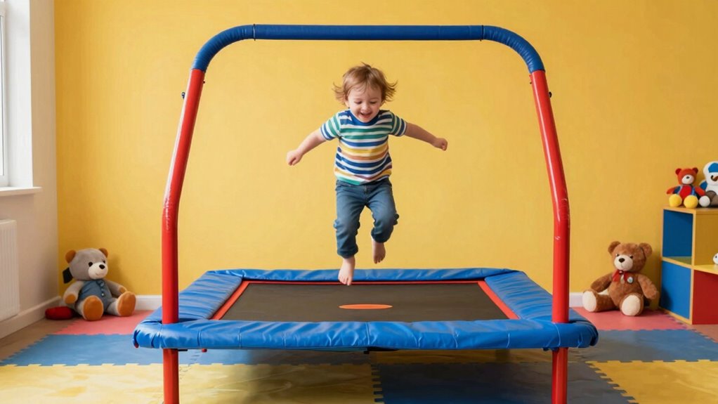 toddler trampolines with handles