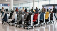 top car seat travel carts