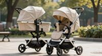 top convertible double strollers