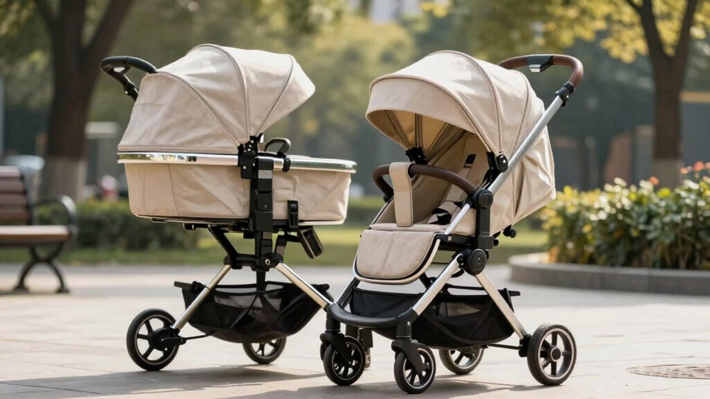 top convertible double strollers
