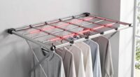 top heated laundry drying racks