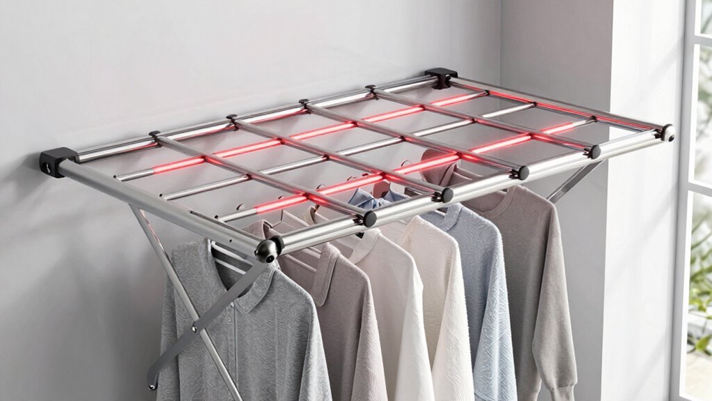 top heated laundry drying racks