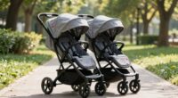 top sibling double strollers
